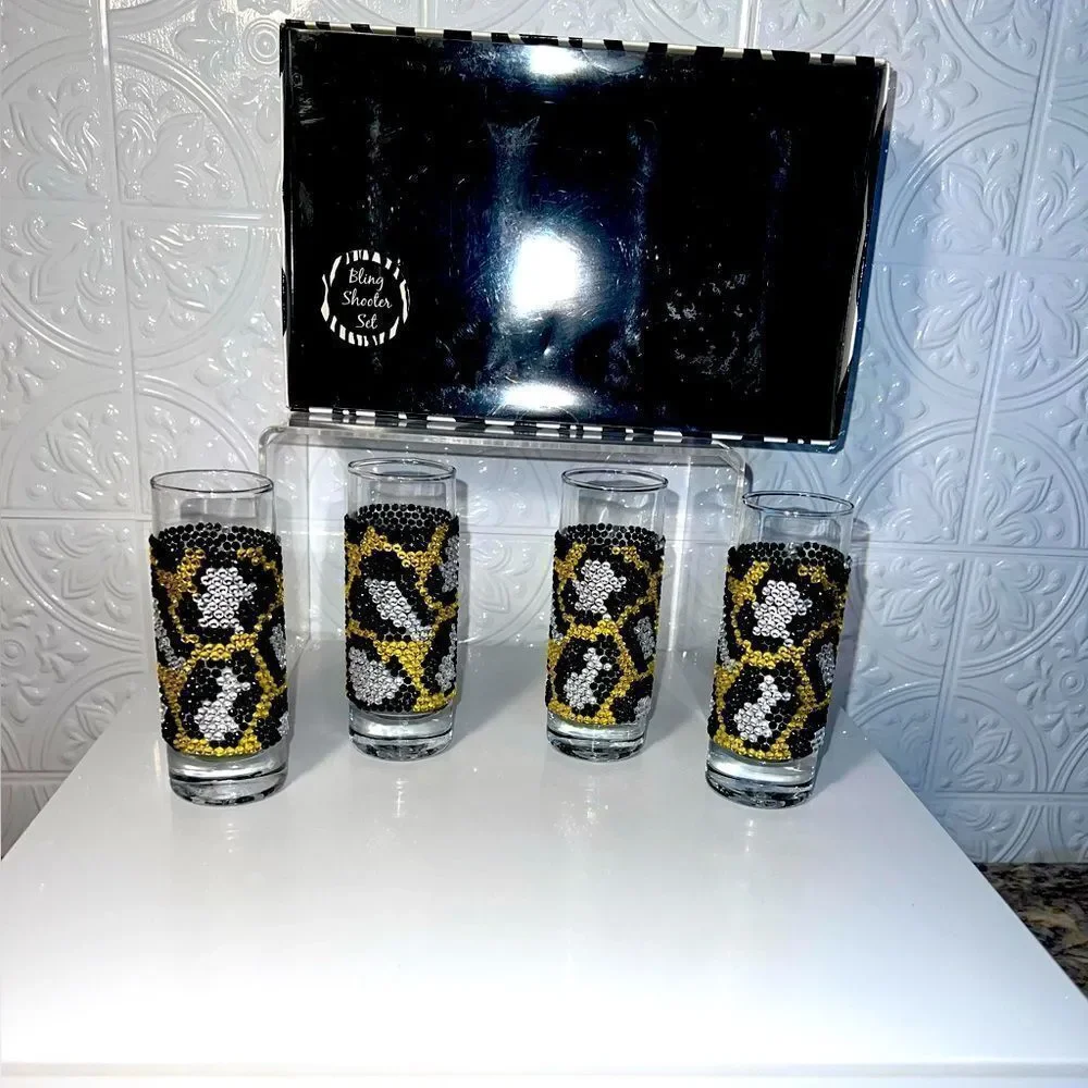 NIB SET Bling Shooter Shot Glasses